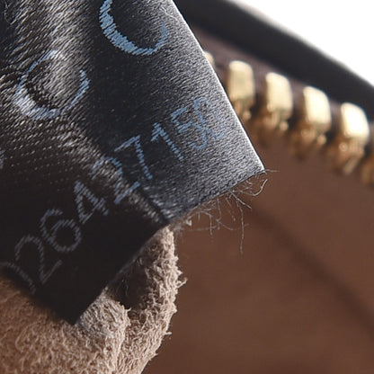 Gucci GG Supreme Monogram Web Mini Ophidia Round Shoulder Bag Brown 9 of 10