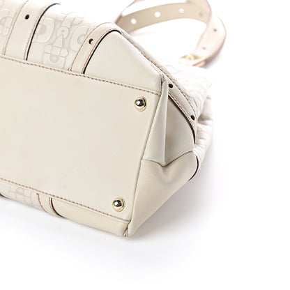 Gucci Calfskin Horsebit Embossed Large Glam Shoulder Bag White 8 of 8