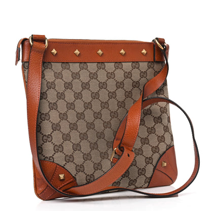 Gucci Monogram Studded Messenger Orange 2 of 14