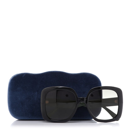 Gucci Acetate Square GG Web Sunglasses GG0713S Black 9 of 9