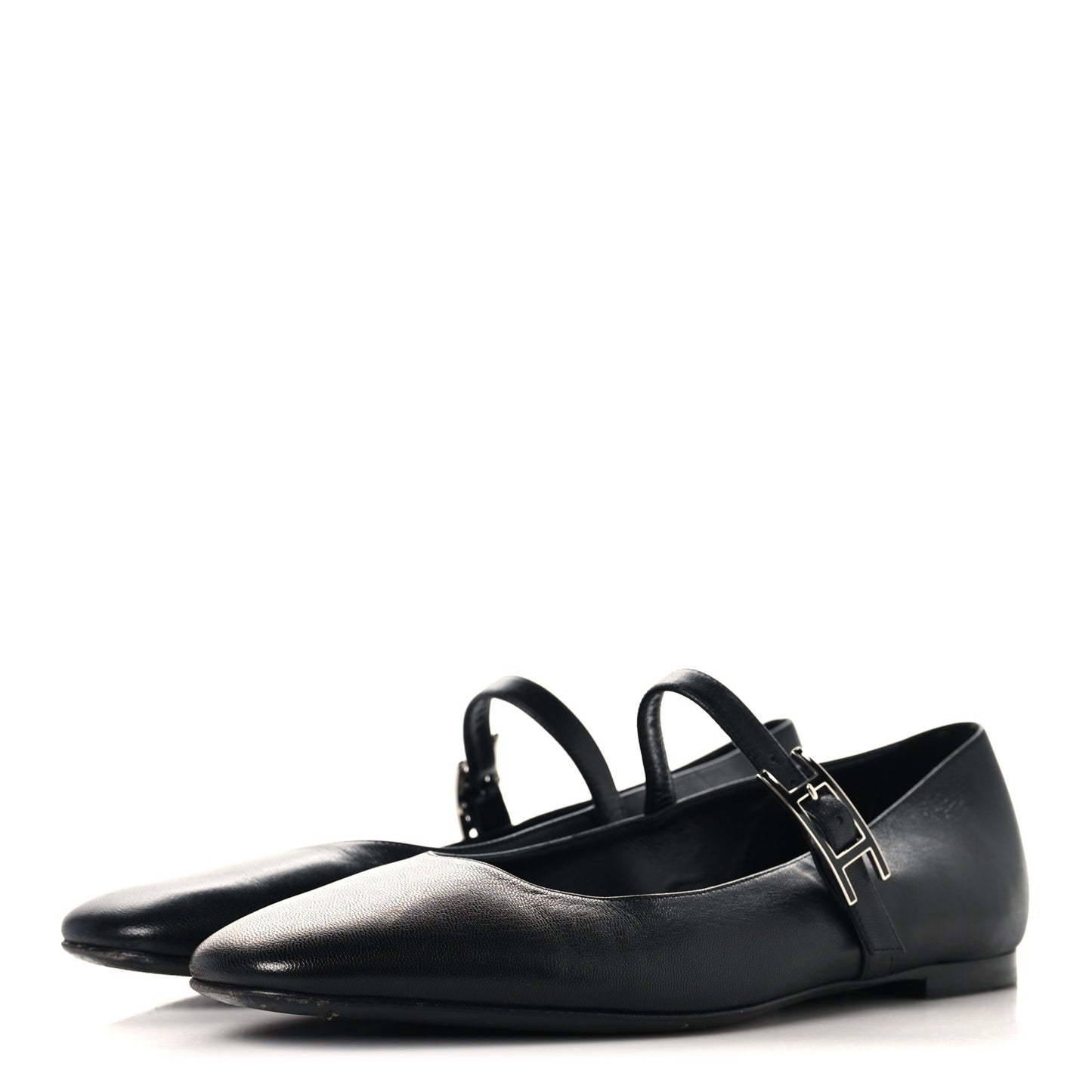 Goatskin Jane Ballet Flats 37 Black