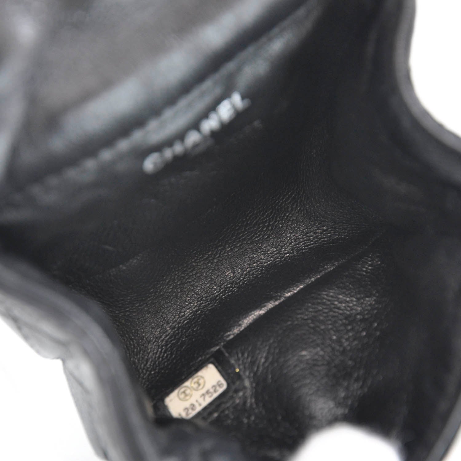 Chanel Quilted Leather 2.55 Ankle Wrist Bag Black 4 of 6