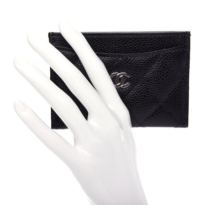 Chanel Caviar Quilted Card Holder Black 2 of 9