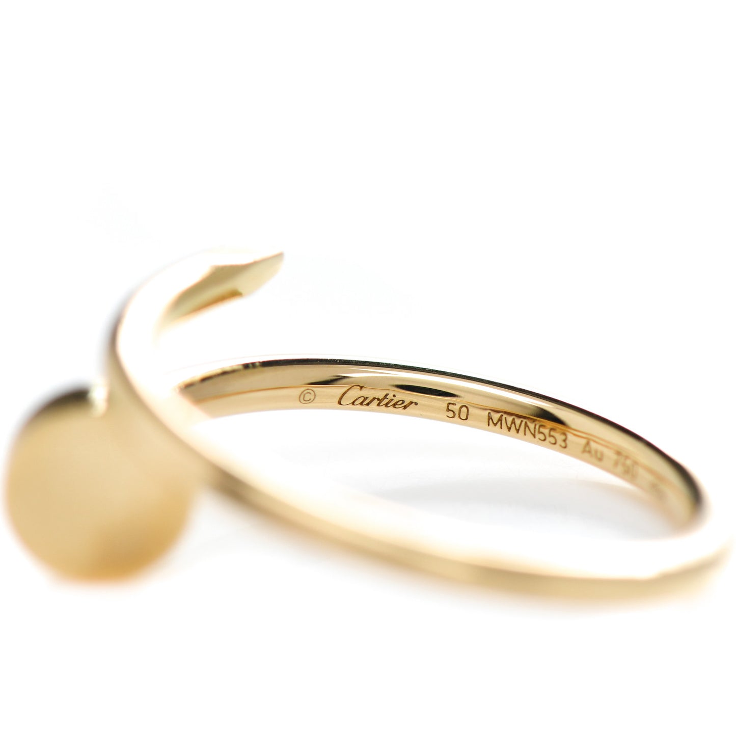 18K Yellow Gold Small Juste Un Clou Ring 50 5.25