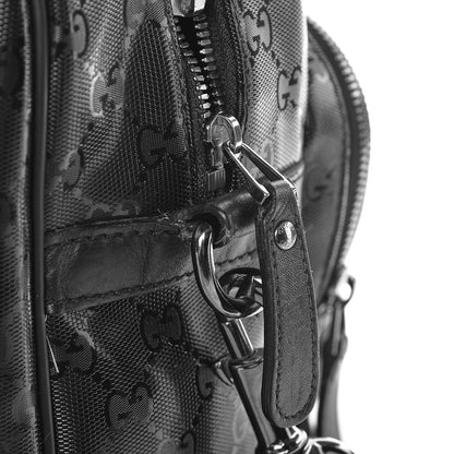 Gucci Imprime Monogram Medium Travel Bag Black 23 of 25