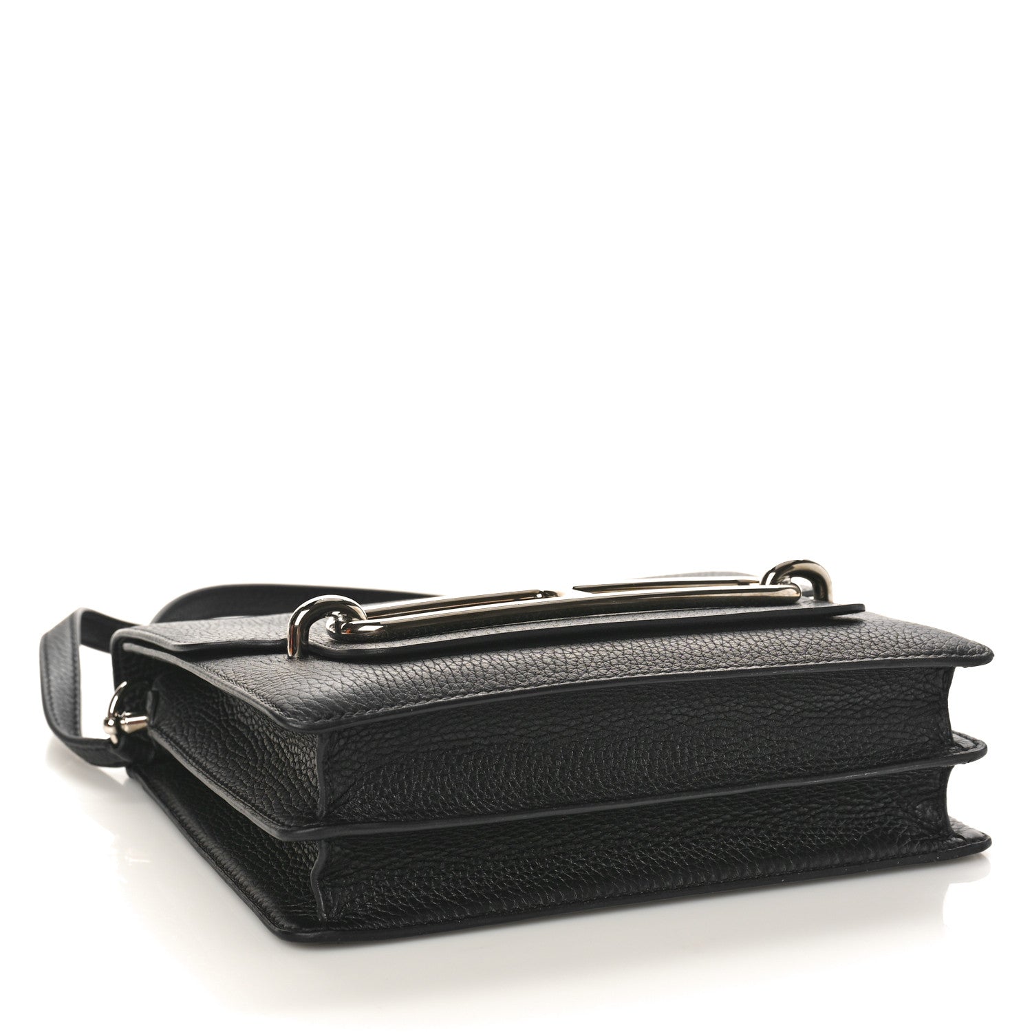 Hermes Taurillon Clemence Sac Roulis 23 Black 4 of 10