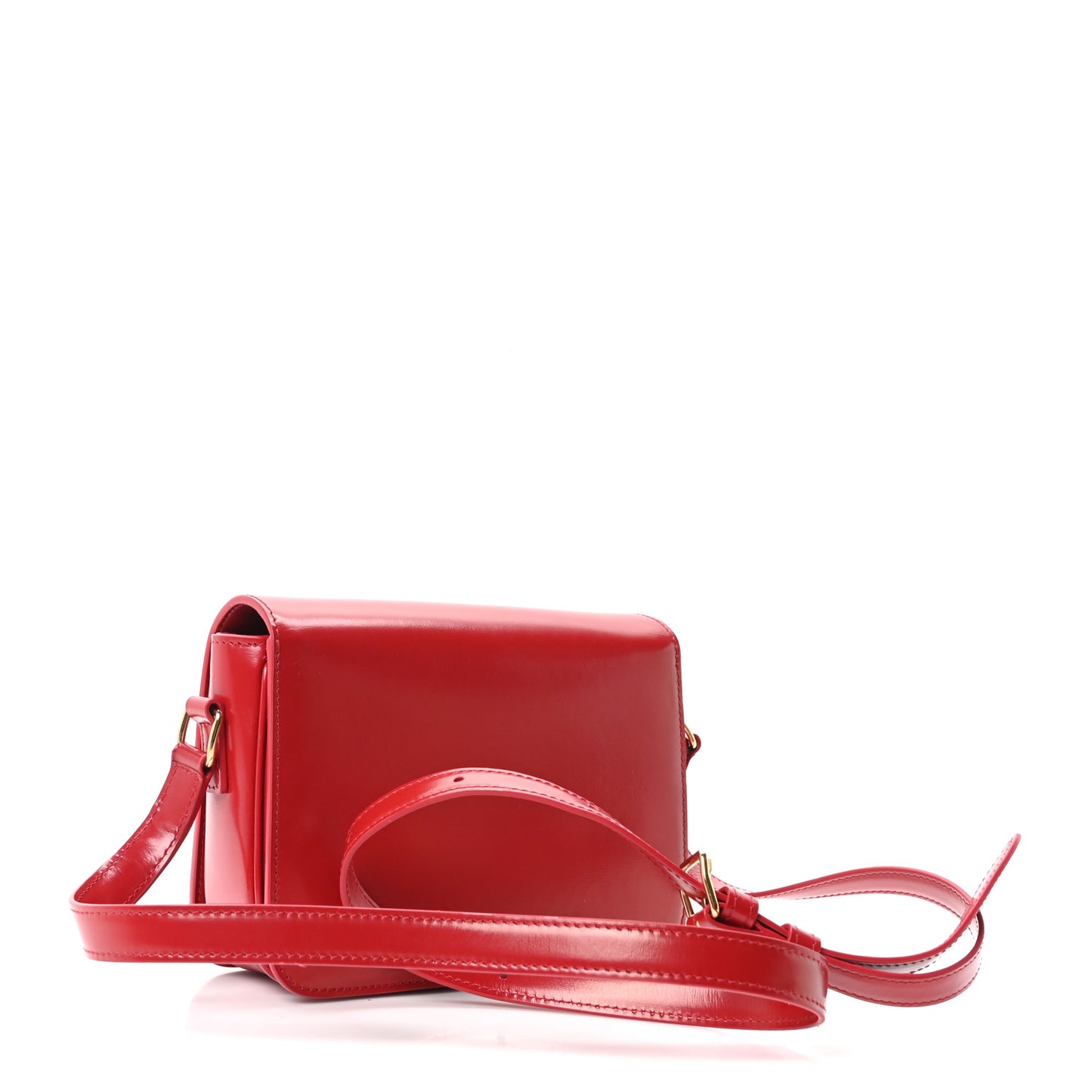 Shiny Calfskin Teen Triomphe Red
