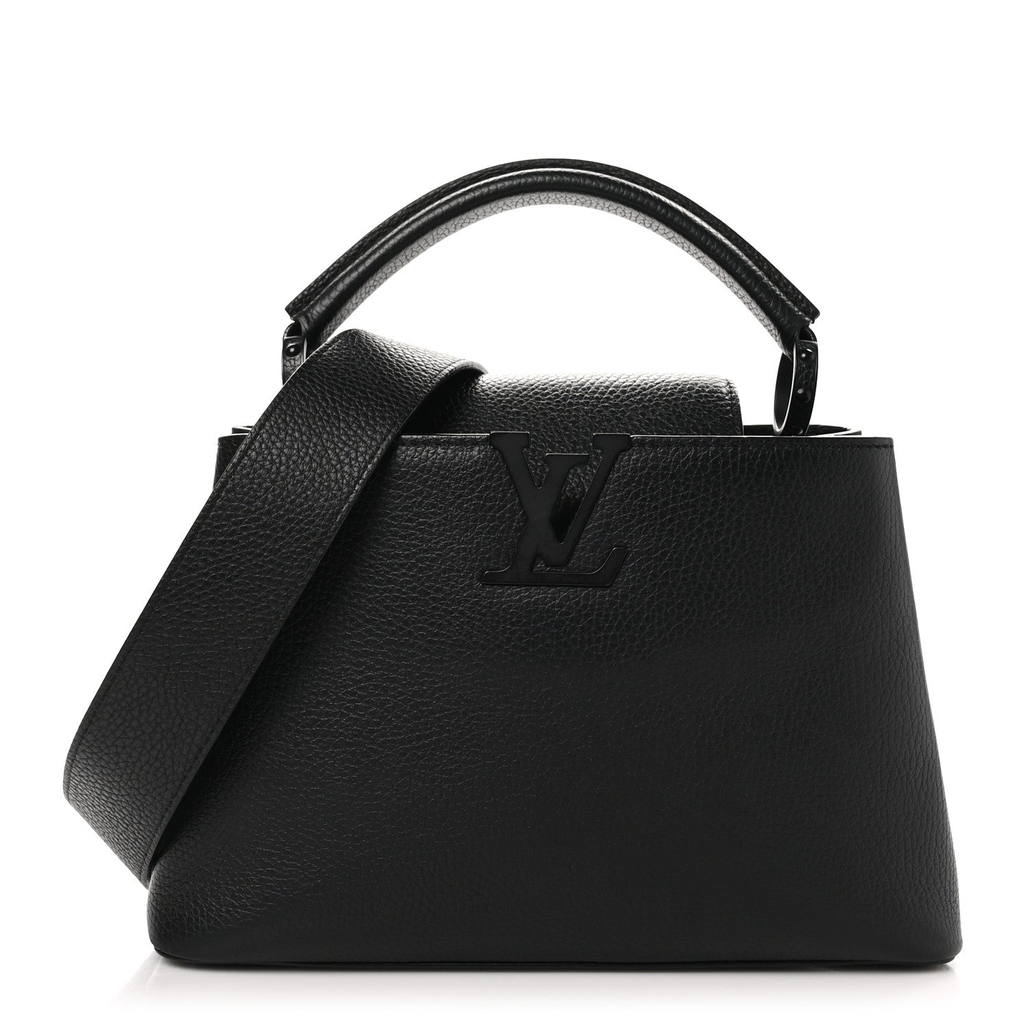 Louis Vuitton Taurillon Capucines BB Matte Black 1 of 10