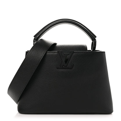 Louis Vuitton Taurillon Capucines BB Matte Black 1 of 10