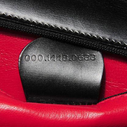 Gucci Leather Bamboo Top Handle Bag Black 6 of 7