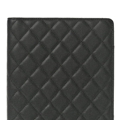 Chanel Caviar Quilted Large Agenda Cover Black 8 of 8