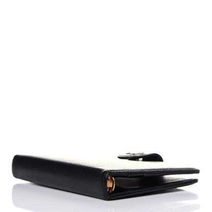 Chanel Goatskin Small Ring Agenda Planner Black 4 of 17