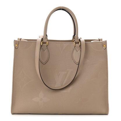 Louis Vuitton Empreinte Monogram Giant Onthego MM Tourterelle 1 of 10