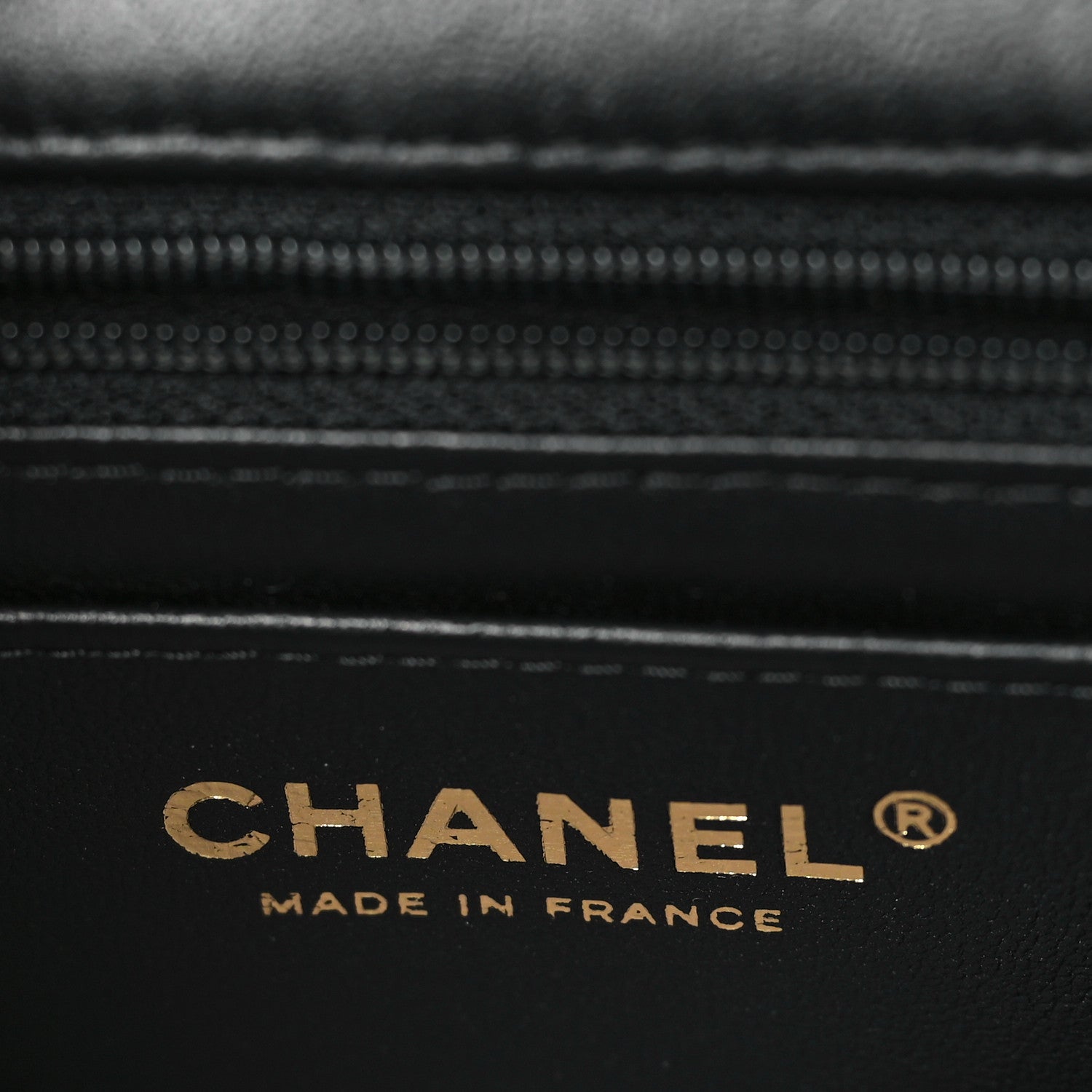 Chanel Lambskin Quilted Mini Top Handle Rectangular Flap Black 6 of 9