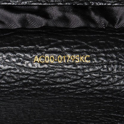 3.1 Phillip Lim 3.1 Textured Calfskin Medium Pashli Satchel Black 9 of 12