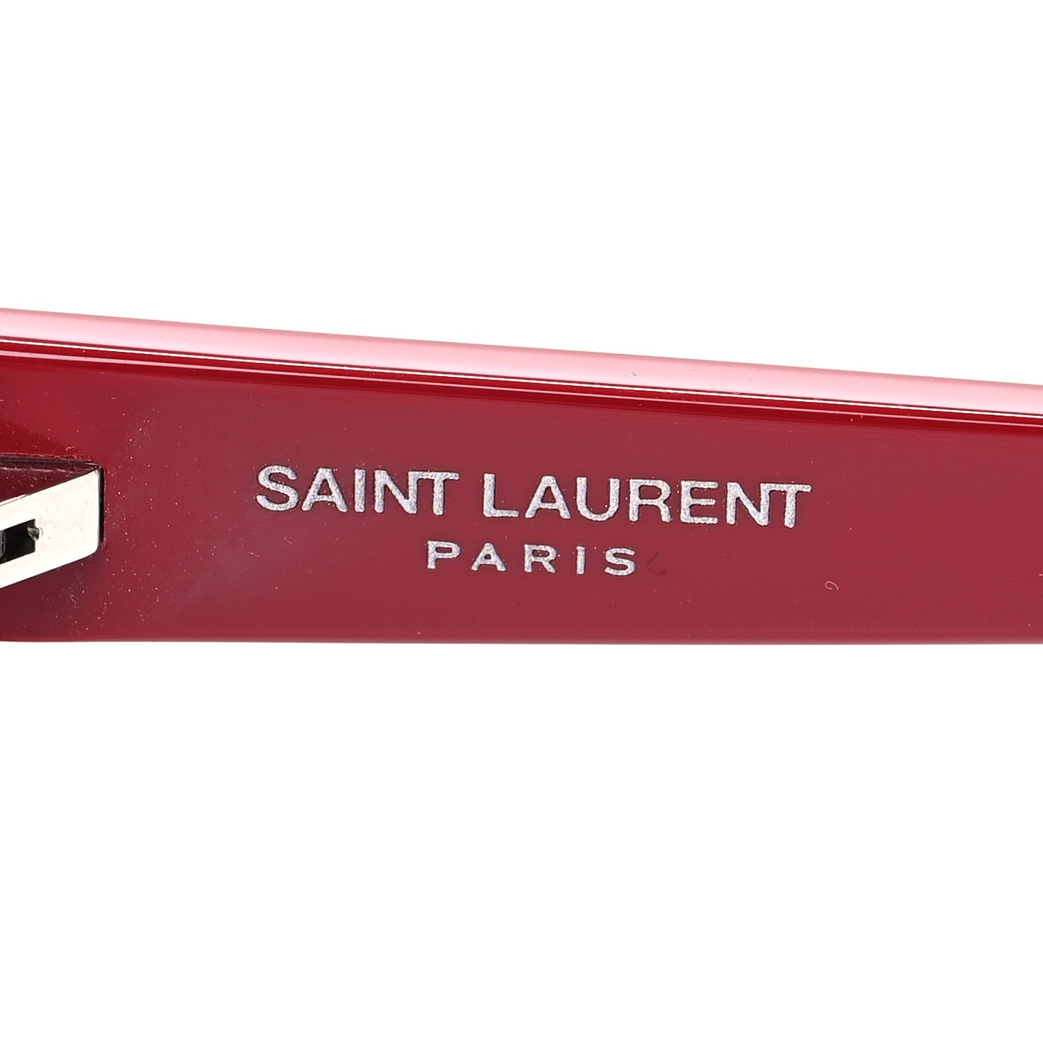 Saint Laurent Mica SL 276 Acetate Cat Eye Sunglasses Red 5 of 7