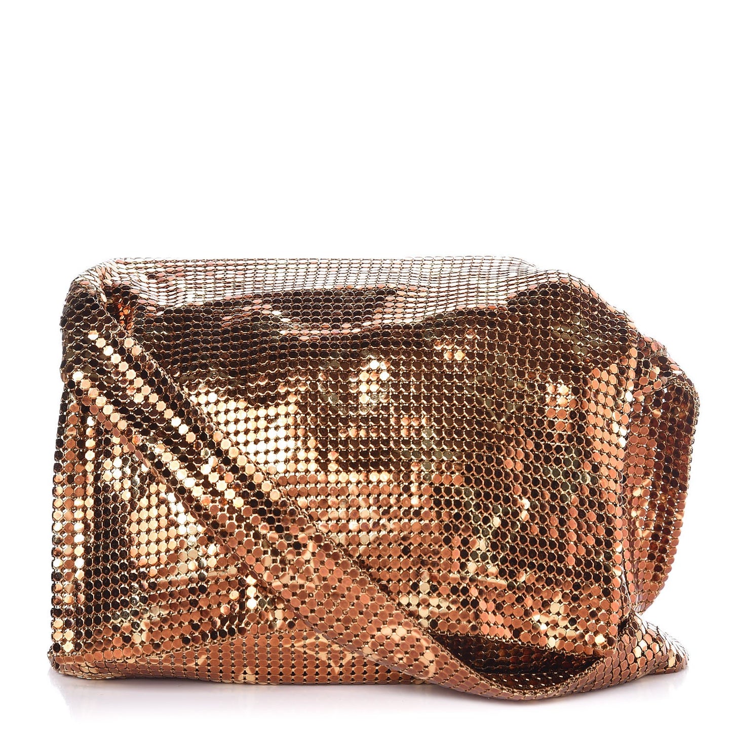 Monogram Mesh Metal Frances Gold