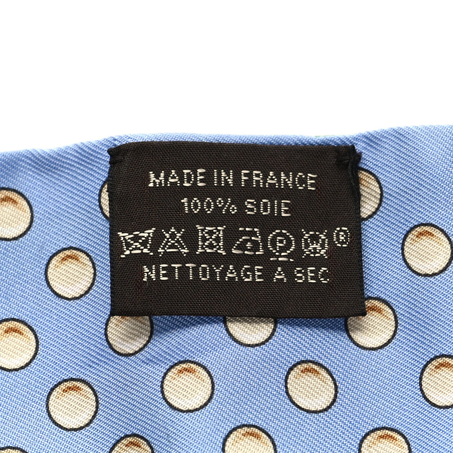 Hermes Silk Grand Tralala Twilly Bleu Ciel Vert 4 of 5