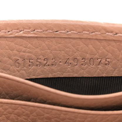 Gucci Dollar Calfskin Interlocking G Chain Wallet Camelia 7 of 11