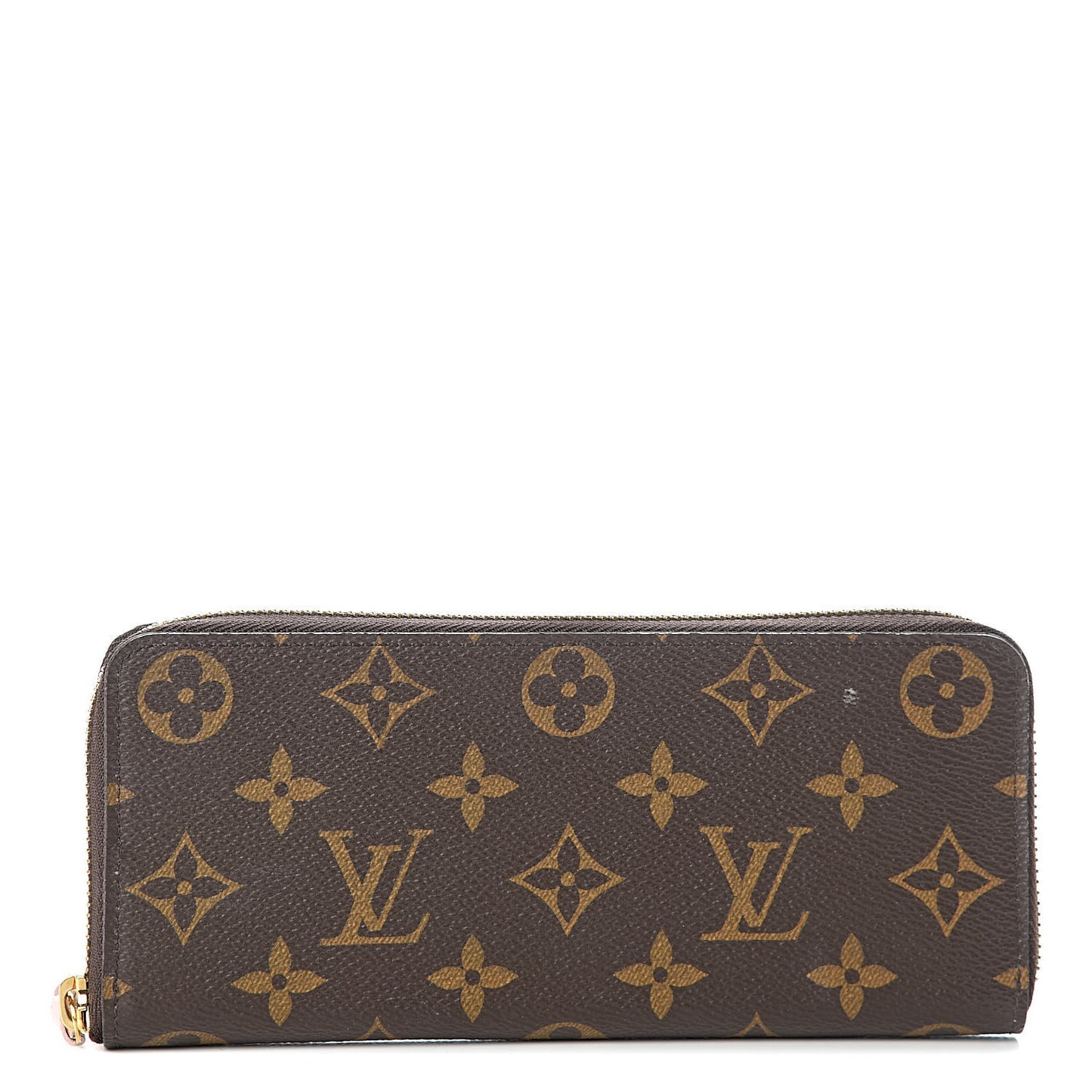 Monogram Clemence Wallet Rose Ballerine