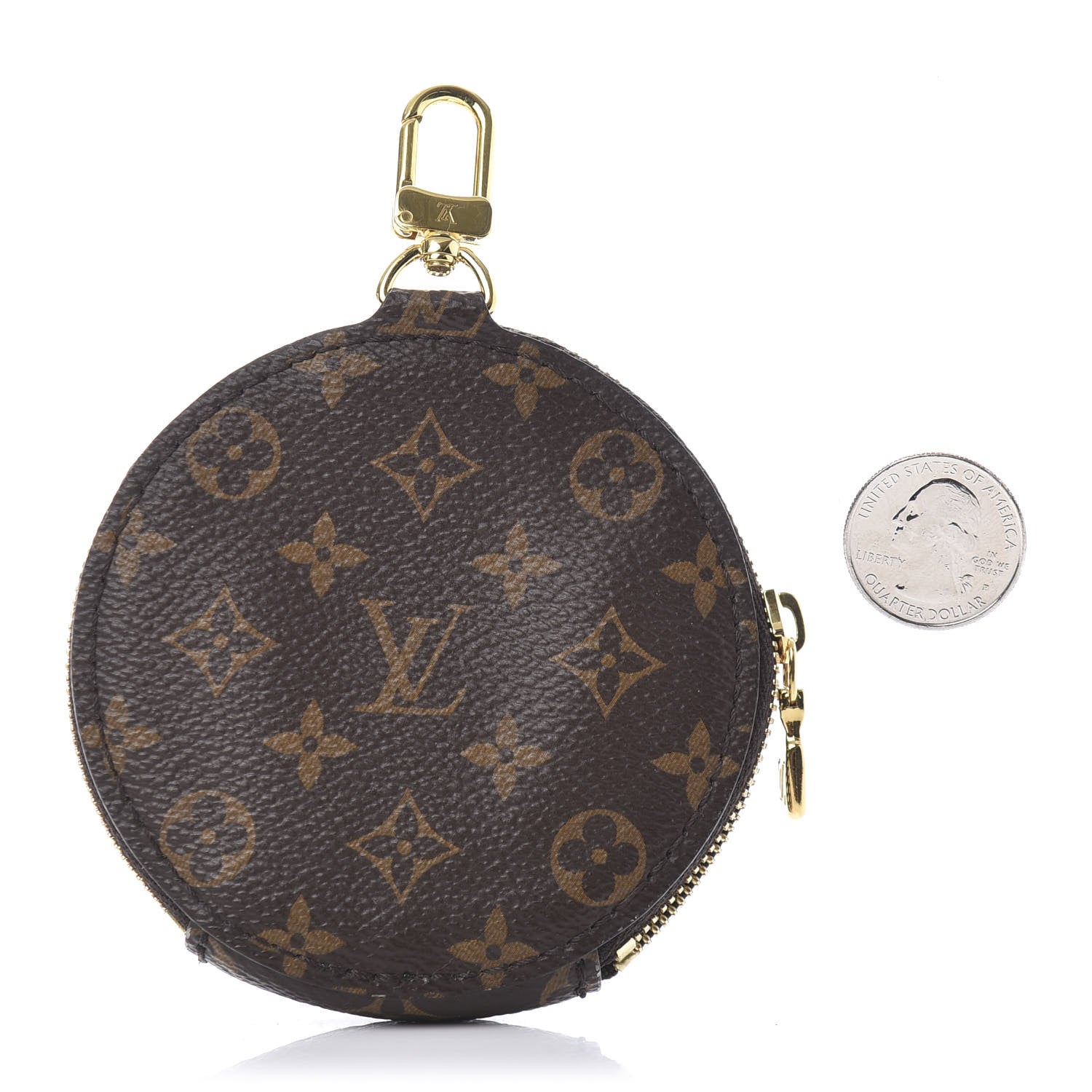 Louis Vuitton Monogram Multi Pochette Accessories Round Coin Purse 2 of 8