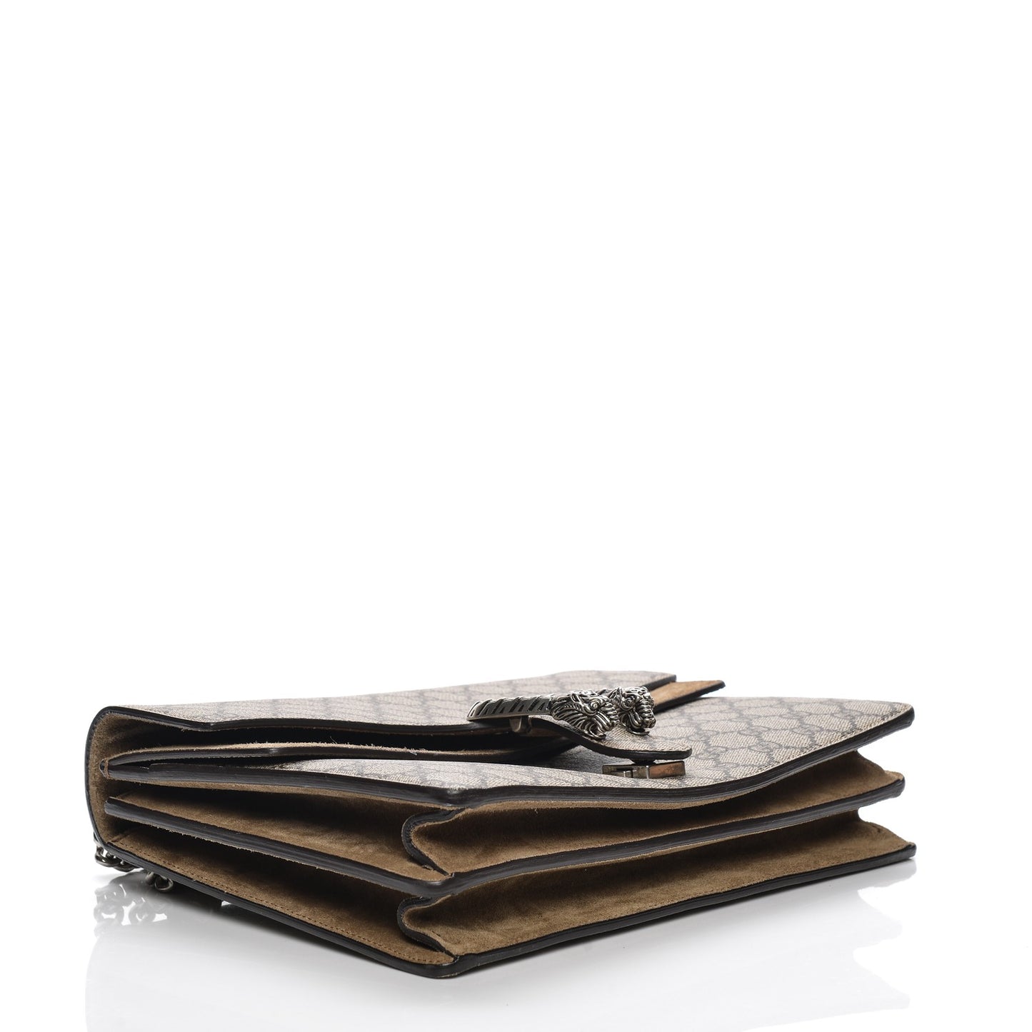 GG Supreme Monogram Medium Dionysus Shoulder Bag Taupe