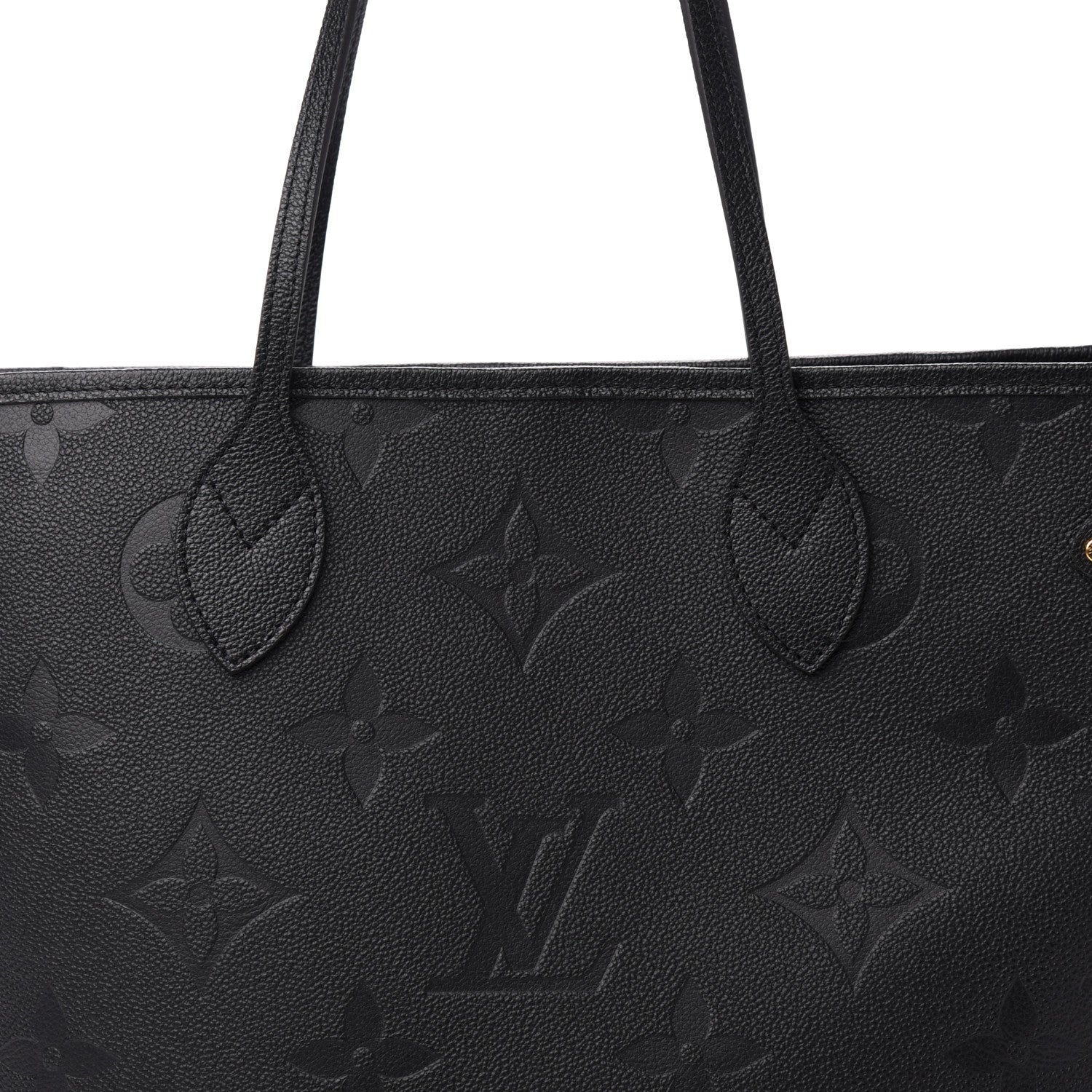 Louis Vuitton Empreinte Monogram Giant Neverfull MM Black 13 of 14