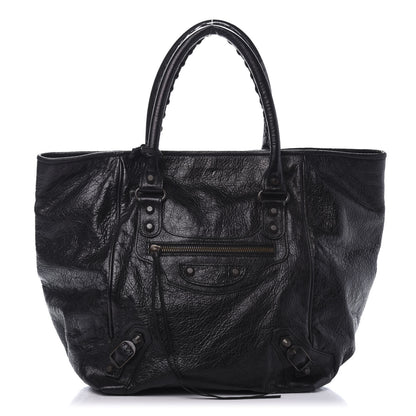 Balenciaga Agneau Classic Hardware S Sunday Tote Black 3 of 11