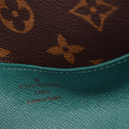 Louis Vuitton Monogram Emilie Wallet Vert 6 of 12