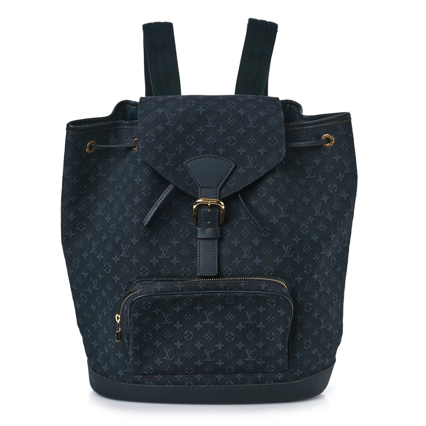 Mini Monogram Montsouris GM Backpack Blue