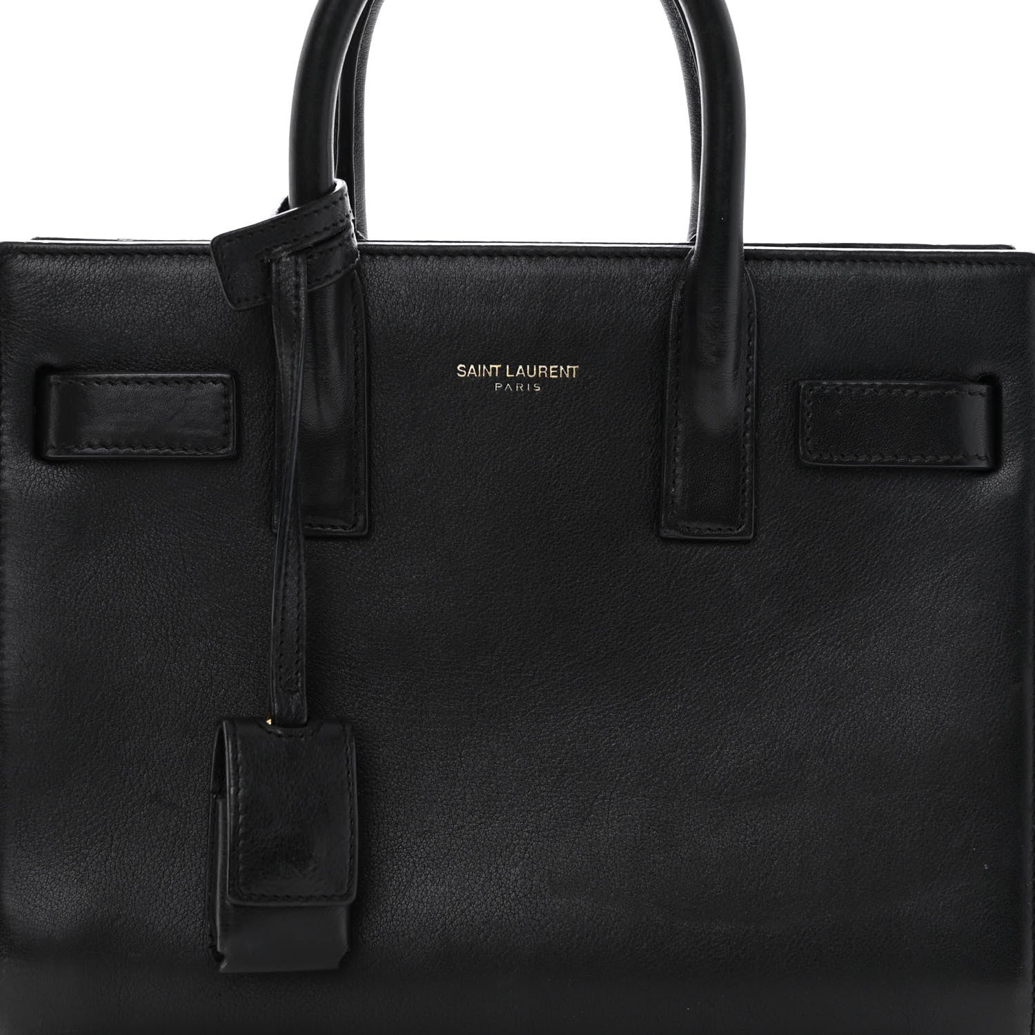 Saint Laurent Calfskin Nano Sac De Jour Black 7 of 18