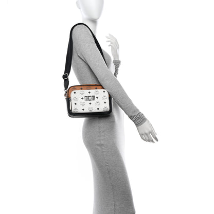MCM Visetos Mix Small Klassik Crossbody White 2 of 10