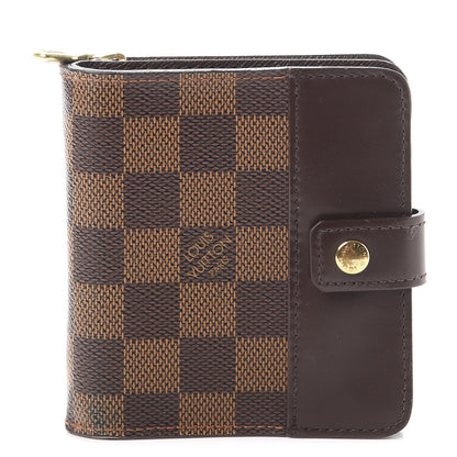Louis Vuitton Damier Ebene Zippe Zipped Compact Wallet 1 of 10