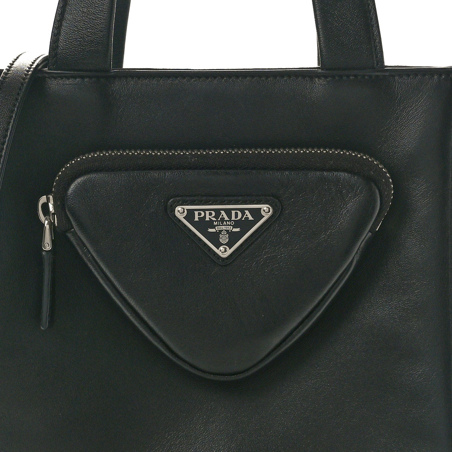 Prada Nappa Mini Pocket Tote Black 9 of 11