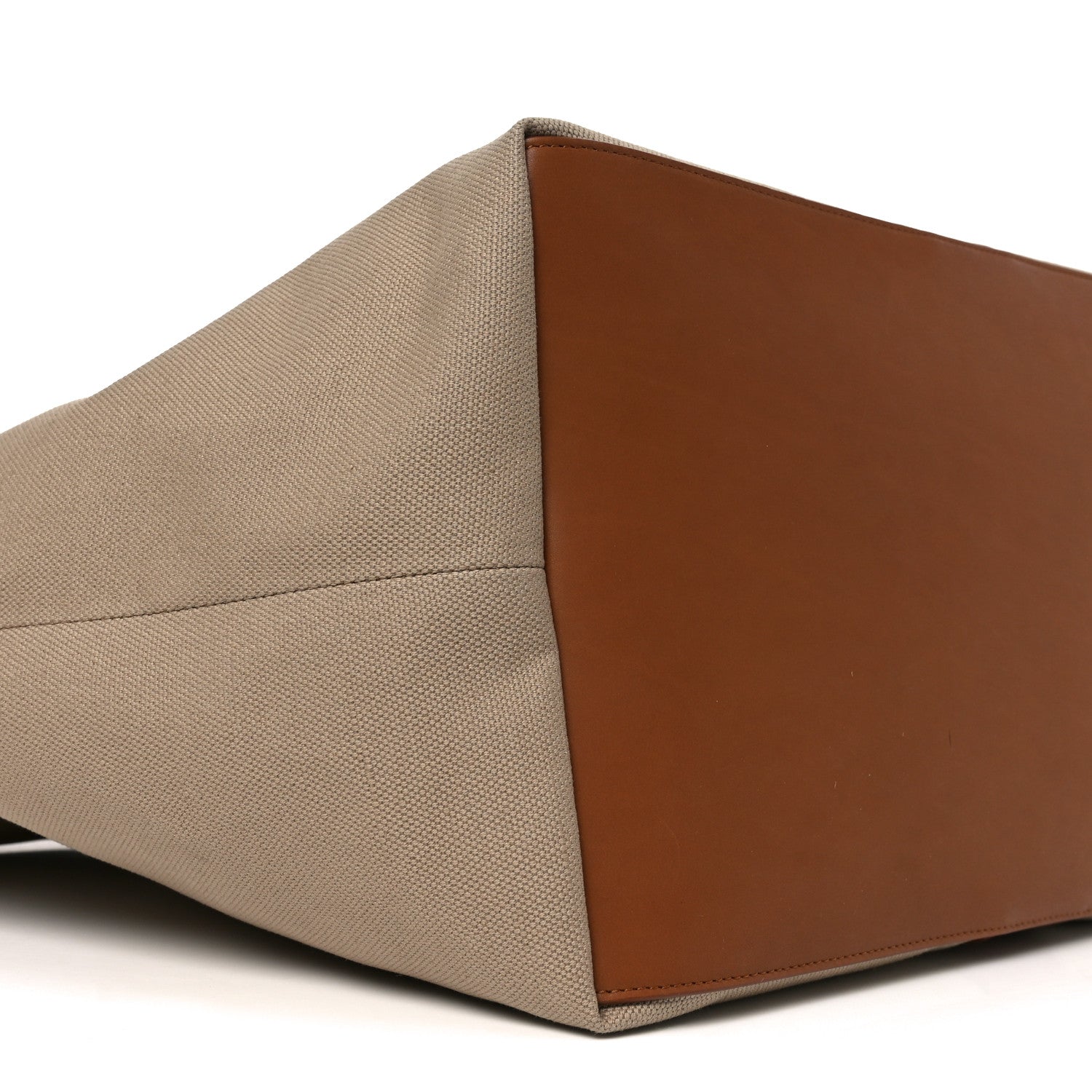 Saint Laurent Canvas Calfskin Y Tote Desert Dust Brick 9 of 10