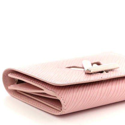 Louis Vuitton Epi Twist Compact Wallet Rose Ballerine 9 of 10
