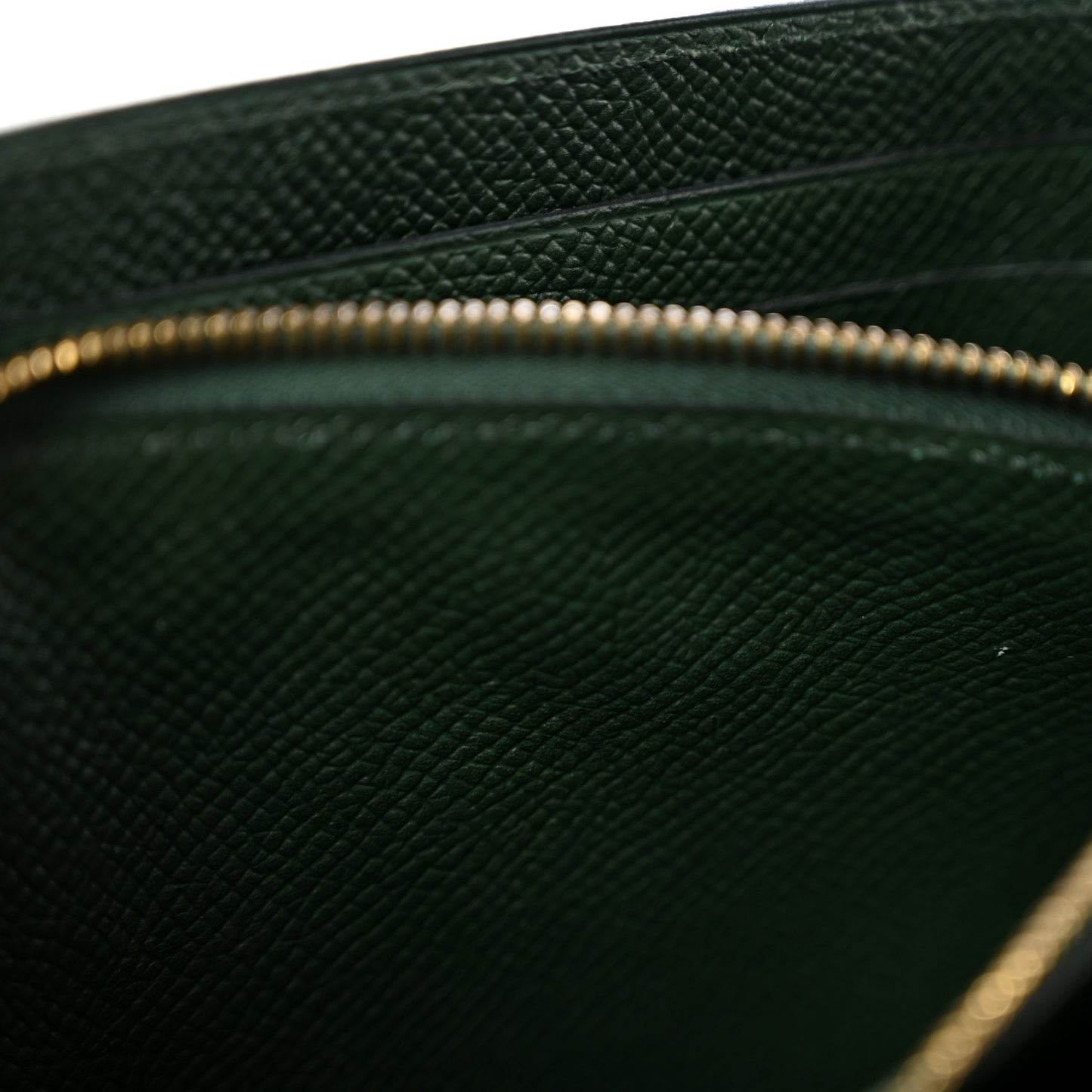 Epsom Kelly Longue Wallet Vert Anglais