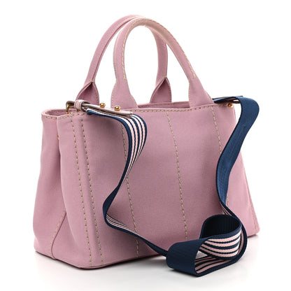 Prada Canapa Small Logo Tote Alabastro White 3 of 8