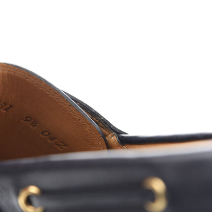 Gucci Calfskin Mens Delta Boat Loafer 9.5 Blue 8 of 9