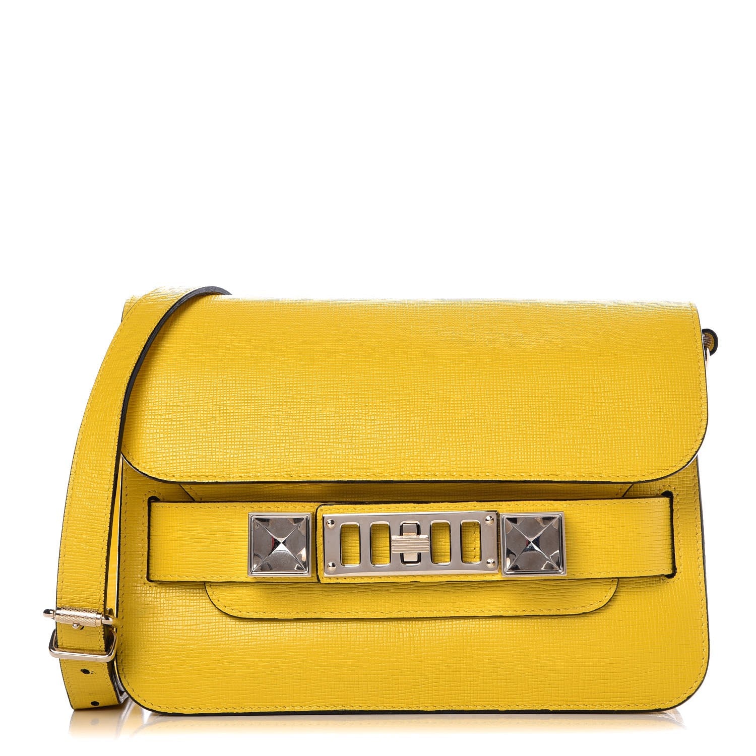 Proenza Schouler New Linosa Mini PS11 Classic Shoulder Bag Tropical Yellow 1 of 9
