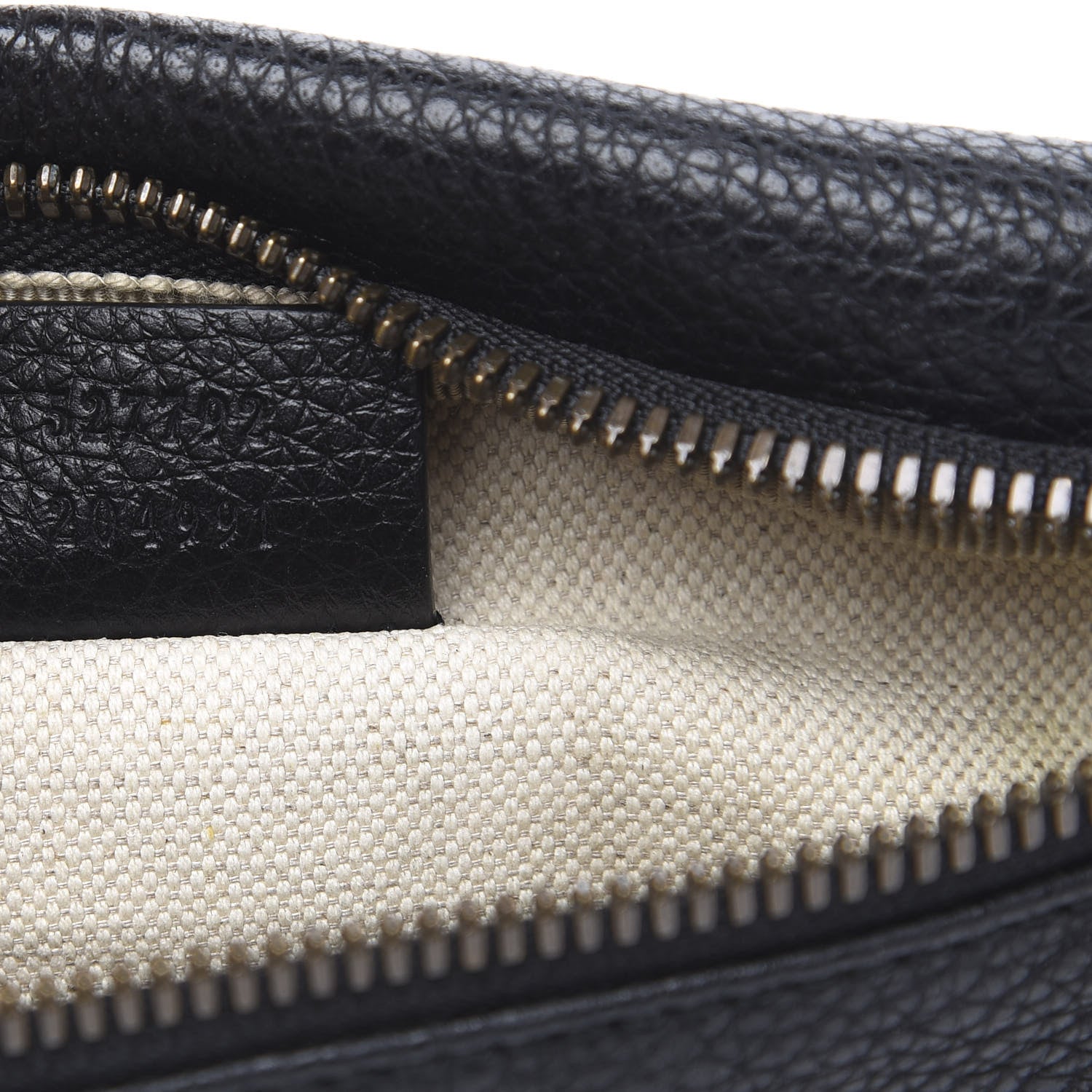 Gucci Grained Calfskin Small Logo Belt Bag Black 7 of 10