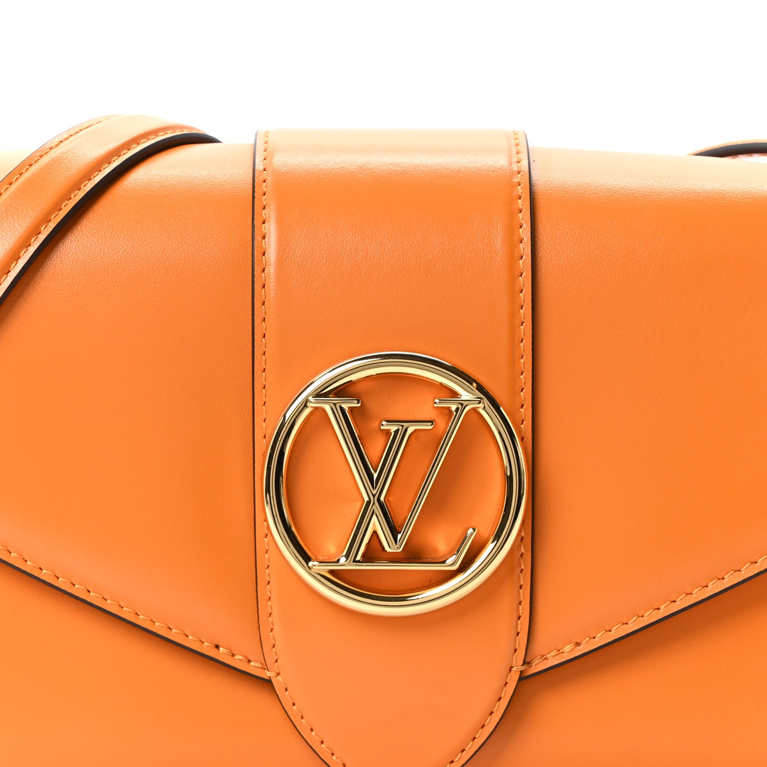 Louis Vuitton Smooth Calfskin LV Pont 9 Summer Gold 7 of 9