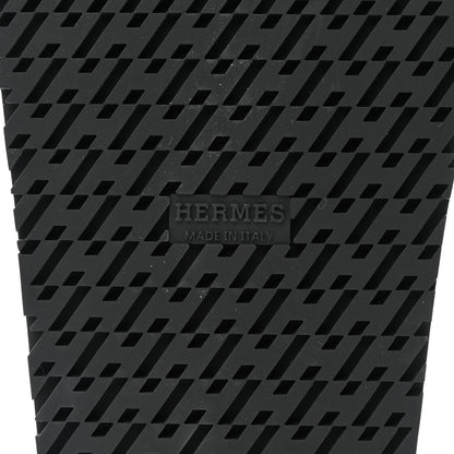 Hermes Suede Calfskin Go Mules 41 Black 6 of 9