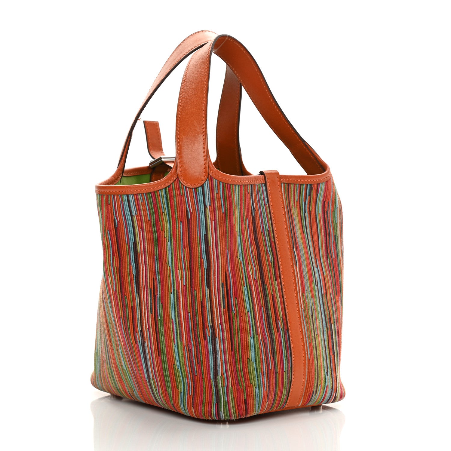 Hermes Box Vibrato Picotin 18 PM Potiron Vert Anis 3 of 17