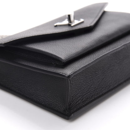 Louis Vuitton Soft Calfskin My Lockme Chain Bag BB Black 6 of 9