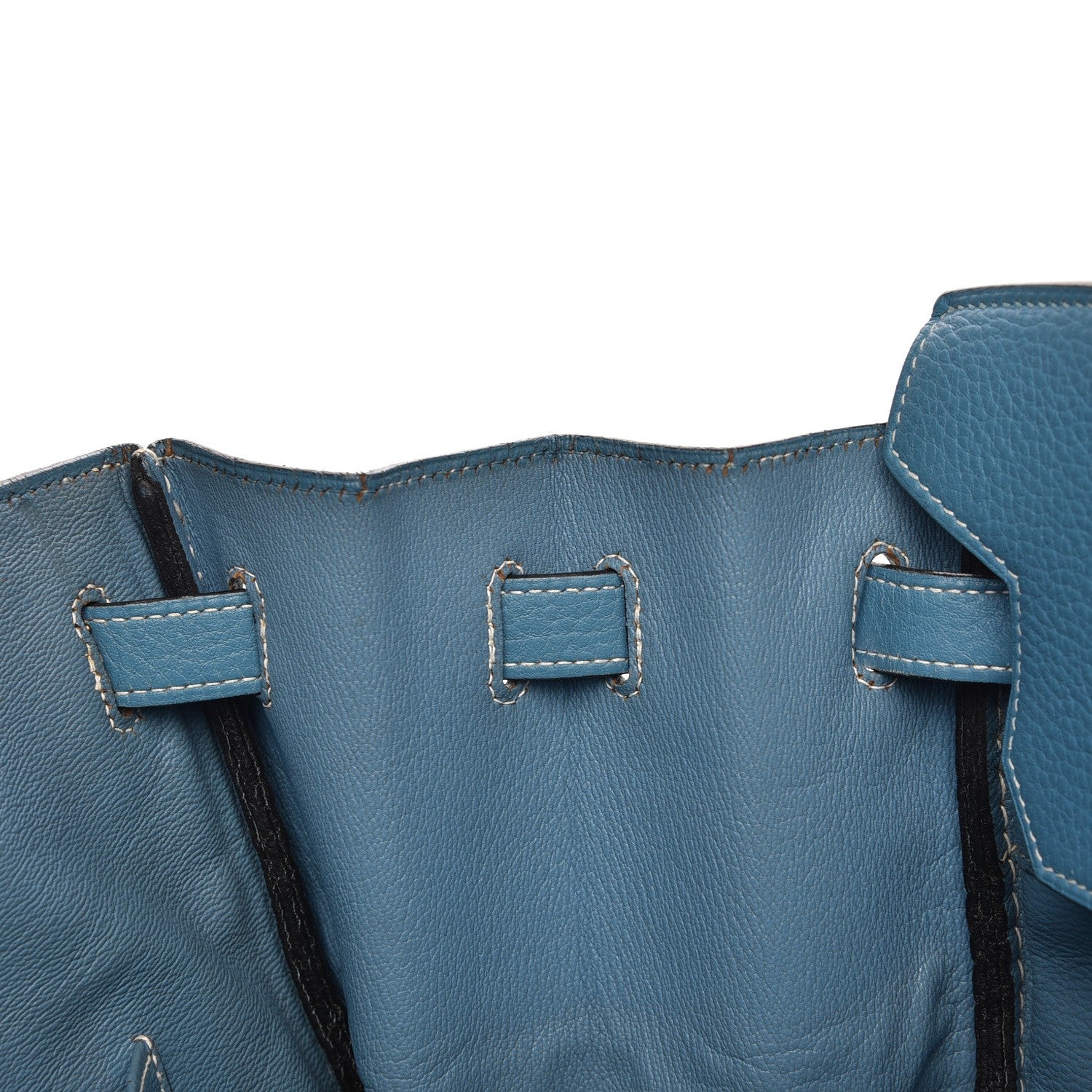 Hermes Togo Birkin 40 Blue Jean 24 of 29