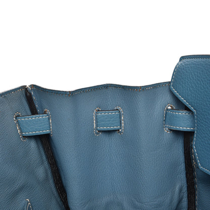 Hermes Togo Birkin 40 Blue Jean 24 of 29