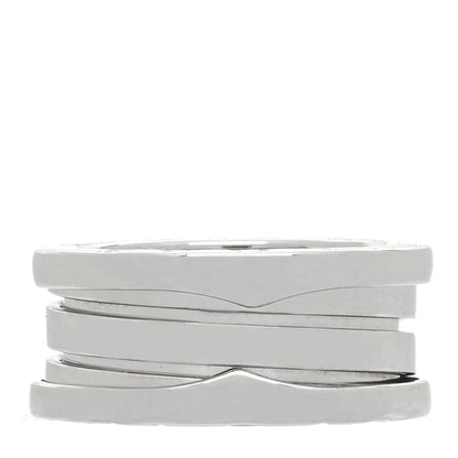Bulgari 18K White Gold B.Zero1 Three-Band Ring 48 4.5 3 of 6