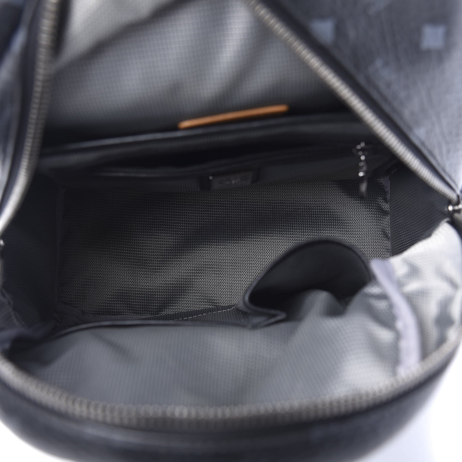 MCM Visetos Small Side Stud Stark Backpack Black 4 of 8