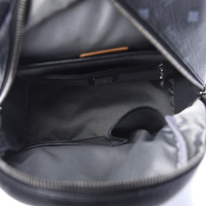 MCM Visetos Small Side Stud Stark Backpack Black 4 of 8